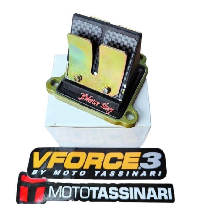 Reed Valve Rumah Dan Lidah Membran Karbon Carbon Satria 2 Tak Satria Ru 120 Hiu - Membran Vforce Kar