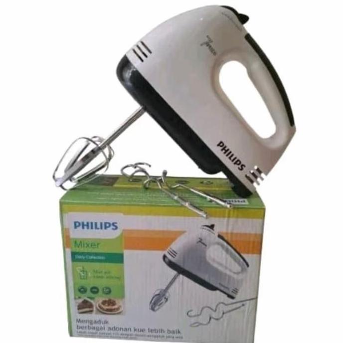 Sandalan - kseller Philips Hand Mixer Mini HR-1552 Pengaduk Adonan Kue Serbaguna Bergaransi Resmi HR