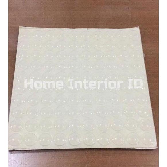 BEBAS ONGKIR - Pengganjal Kaca Meja 10 mm / Bumper 10 mm / Pil KB - 1 lembar isi 100