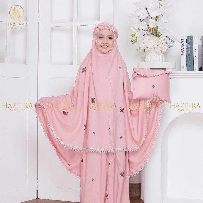 Mukena Anak Umur 5-15 Tahun Katun Rayon Bordir Batik