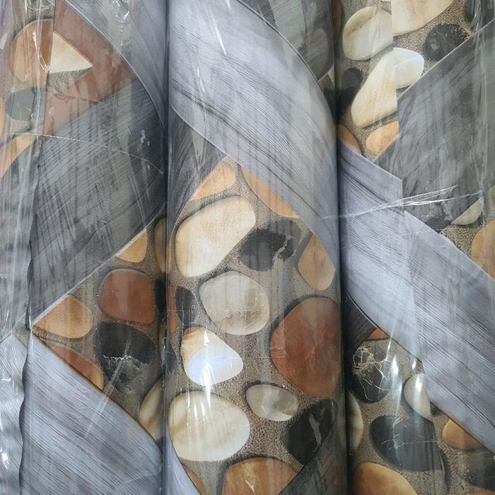 Karpet [Lv18 Abu - 15M] Karpet Lantai Plastik / Vinyl Roll Ukuran 1.2M X 15M Tikar