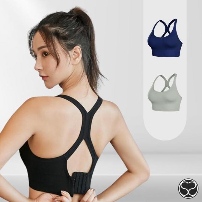 PROMO - SecondShape - X Bra Sport Bra Wanita Olahraga Yoga Gym Fitness