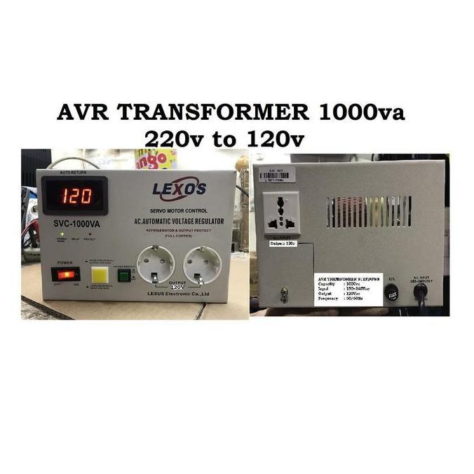 Stabilizer Step down digital 1000 220v ke 120v 220v ke 110v ke 100v