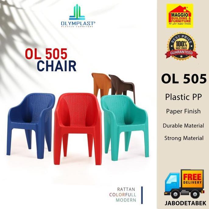 PROMO DISKON - KURSI PLASTIK OLYMPLAST - KURSI OLYMPLAST - KURSI PLASTIK - OL 505 - OLYMPLAST