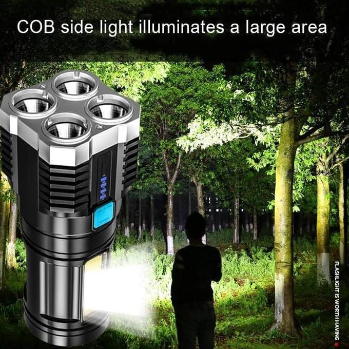(:(:(:(] SENTER JINJING LED / senter camping charger 4 Lampu super terang 2000m