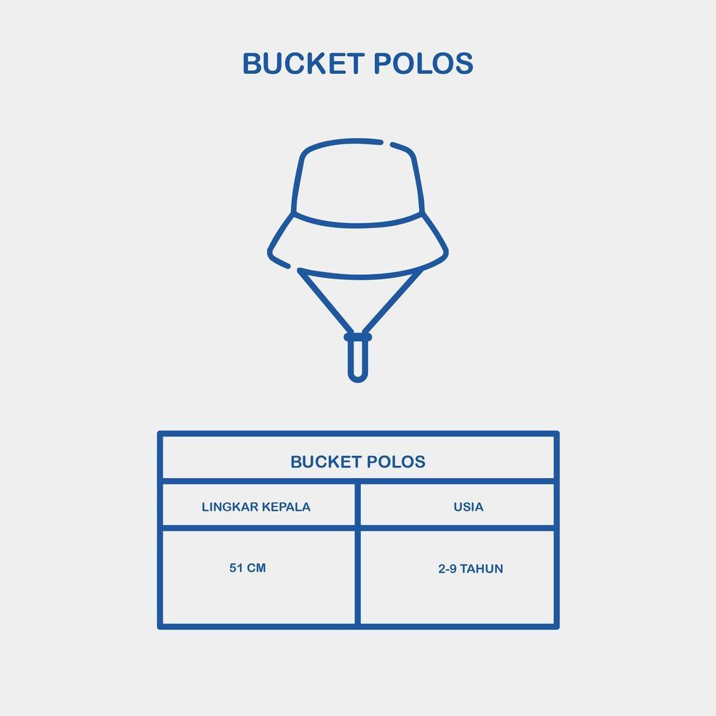 Tahan Lama  Topi Bucket Anak Polos Topi Bucket Anak Tali Polos Topi Bucket Bayi Topi Bucket Anak Luc