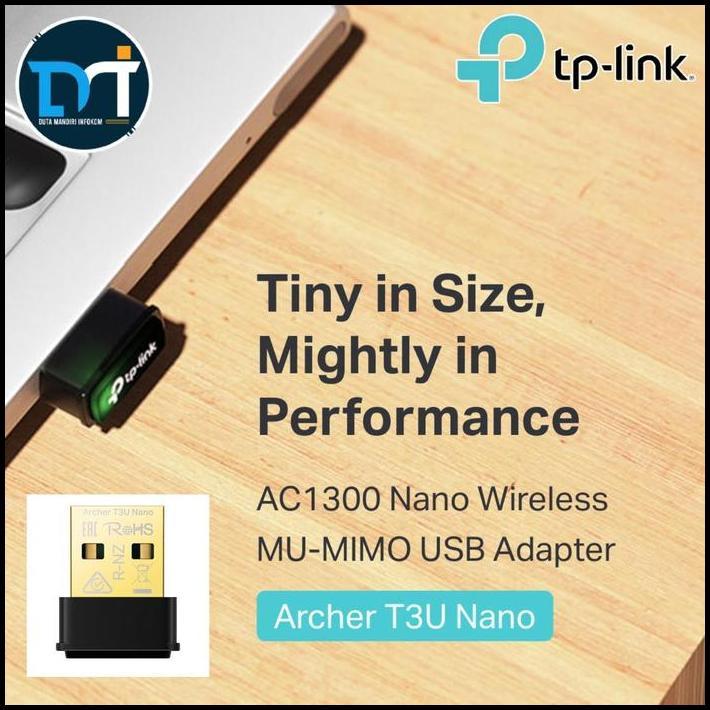TP-Link Archer T3U Nano AC1300 Nano Wireless MU-MIMO USB Adapter