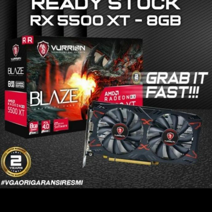 BEBAS ONGKIR - VGA Vurrion RX 5500 XT 8GB GDDR6