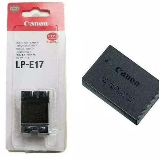 THE BEST PAKET BATRE CHARGER KAMERA MIROLES CANON EOS M3 KODE 75