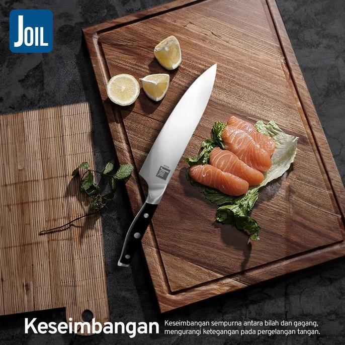 Joil Pisau Dapur Medium Chef Knife 15 cm Stainless Steel - NG8 (TERBAIK) (TERBARU) (TERMURAH)