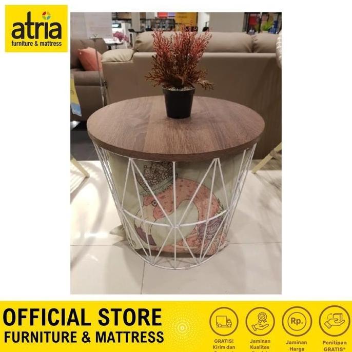 Meja Tamu Meja Unik Meja Simpan Atria Bulat Sidney (TERBAIK) (TERBARU) (TERMURAH)