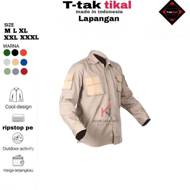 kemeja TAKTIKAL PDL lapangan OUTDOOR I kemeja casual I baju kemeja I kemeja outdoor I kemeja tactica