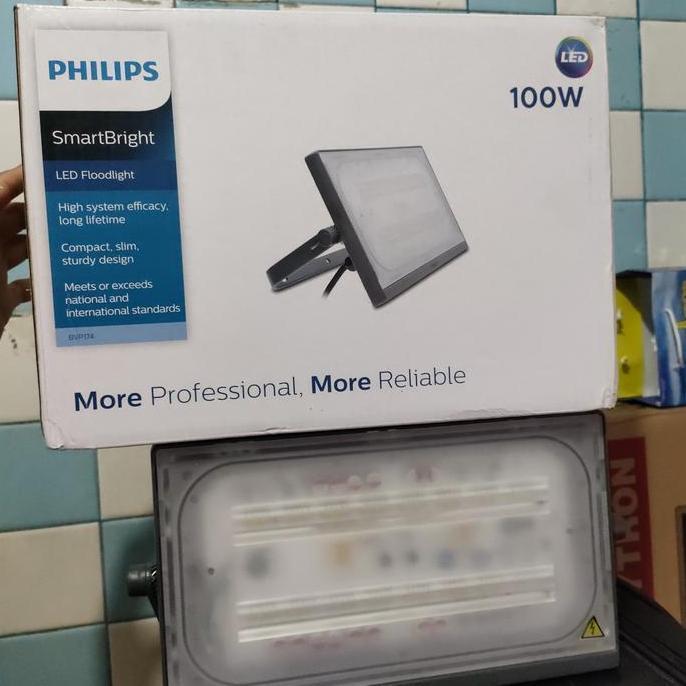 BEBAS ONGKIR - BVP174 Lampu Sorot LED Philips 100Watt Putih/ LAMPU SOROT PHILIPS 100W