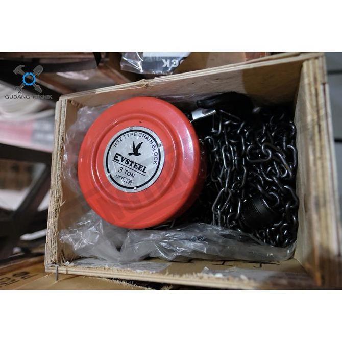 PANGRANGO Chain Block EVSTEEL 3Ton 5meter / Katrol 3 Ton 5 Meter - Takel Kerekan