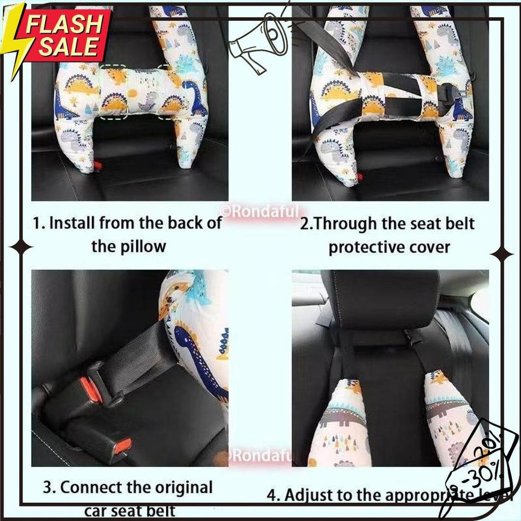 Sarung Sabuk Kursi, Bantal Sabuk Pengaman Anak, Bantal Multifungsi Untuk Melindungi Leher, Bantal Tidur Mobil Untuk Rdaid Flash Sale