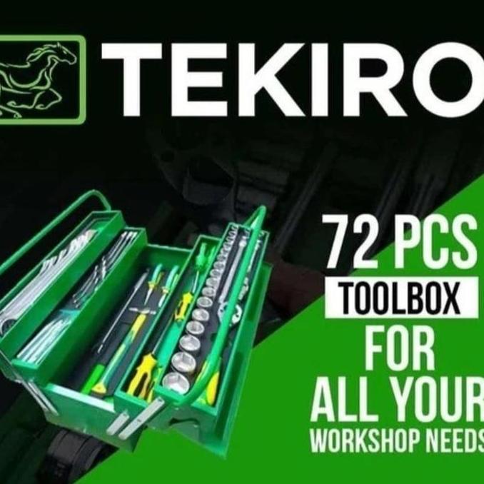 STYLENO TEKIRO TOOL BOX SET KUNCI SOK 72PCS MECHANICAL TOOL 72 PCS MEKANIK TOOL 72PCS TEKIRO
