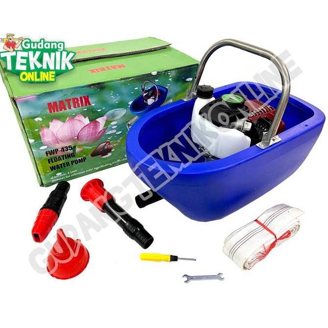 DHEALOKA MATRIX  Mesin Floating Pump FWP435 4 TAK / Pompa Air Ampung Floating Water Pump FWP 435 Sir