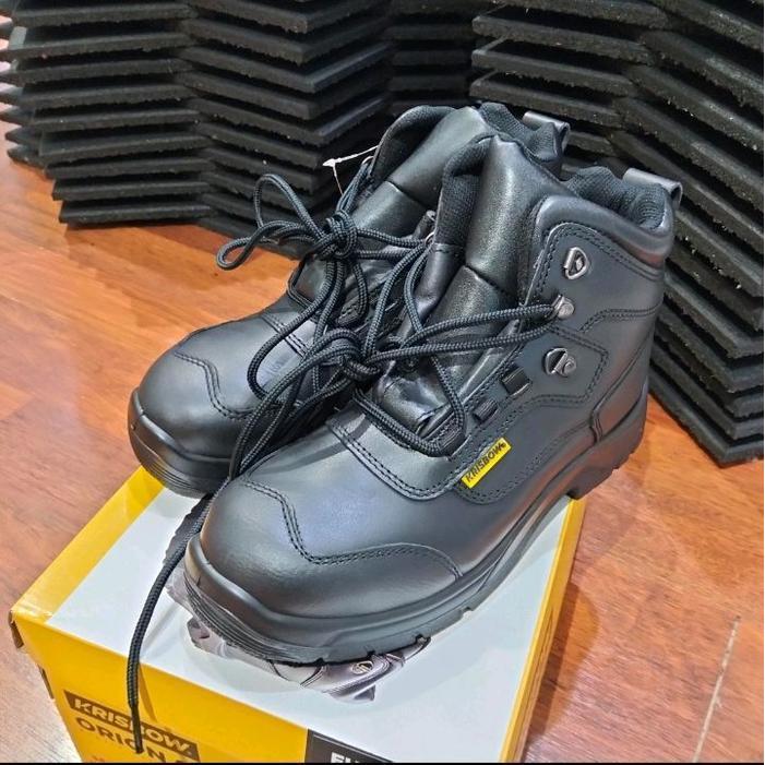 Sepatu Safety Krisbow ORION 6 Inchi/Safety Shoes ORION 6 Inchi Besi