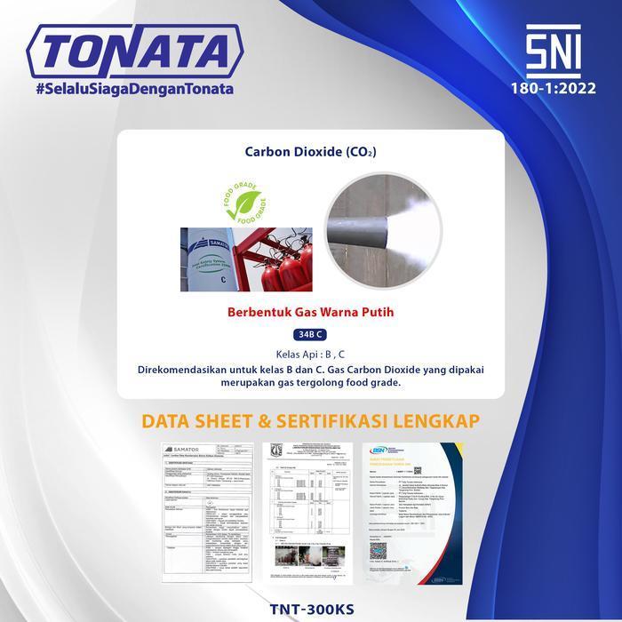 APAR 3KG Karbondioksida (CO2) TONATA / Set Komplit