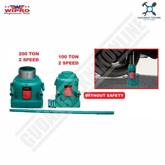 MIOSHINOCHE Dongkrak Botol 20 Ton WIPRO T-92004 /Hydraulic Hidrolik Jack 20T WIPRO