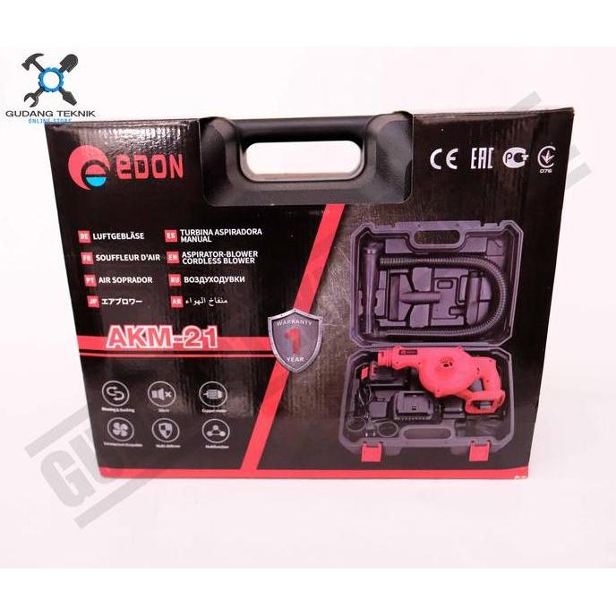 PANGRANGO Elektrik Blower Edon AKM21-Blower Elektric Cordless Edon AKM-21