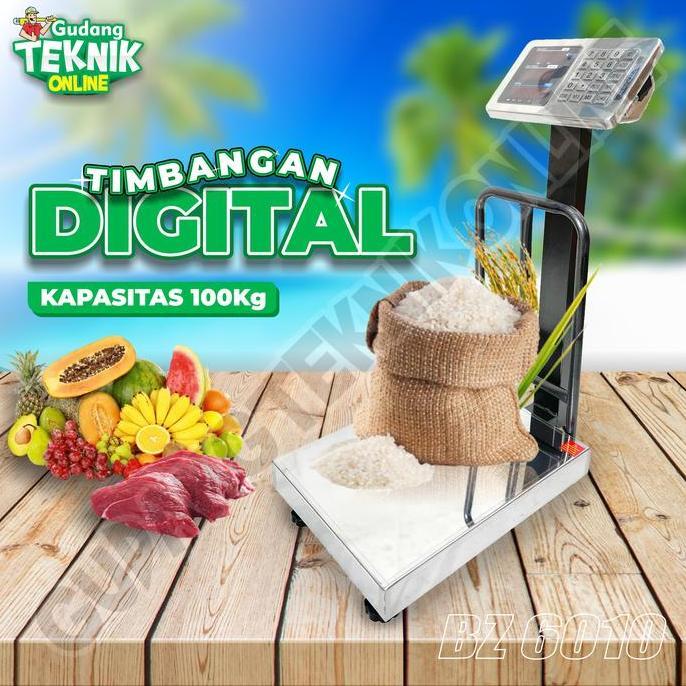 SABILULUNGAN Timbangan Duduk Digital Rail Benz 100Kg / Timbangan Digital Benz 100 K