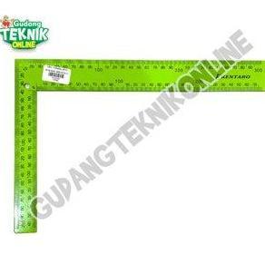 PAPANDAYAN (KENTARO 8") Penggaris Siku BESI Tukang 8" KTR-012132 KENTARO / Penggaris Garis Siku Bang