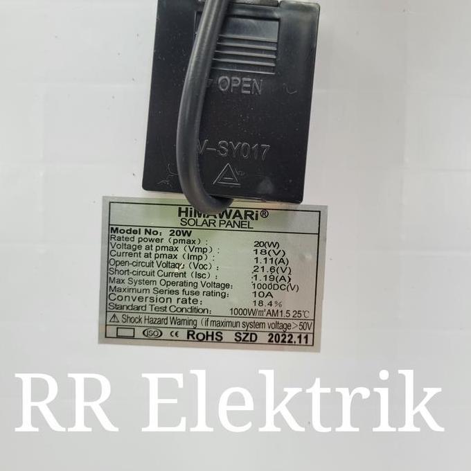 Solar Panel Solar Cell Panel Surya 20wp Polycrystalline 20 Wp Poly