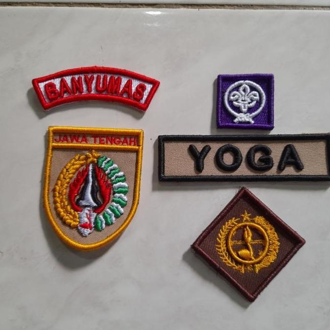 Bordir timbul atribut pramuka