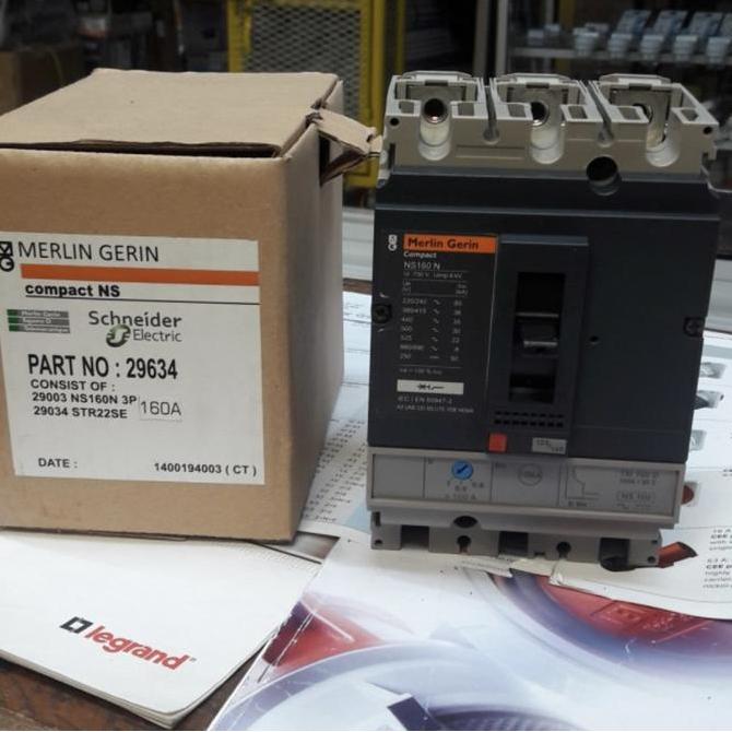 Mccb Merlin Gerin Ns160N 125/160 Ampere Ready