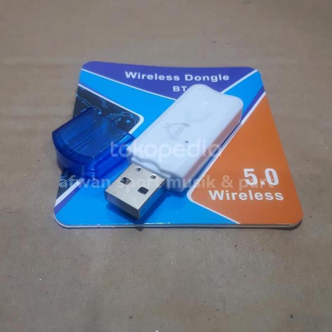 MODUL USB AUDIO BLUETOOTH WIRELES RECEIVER 5.0 DONGLE .