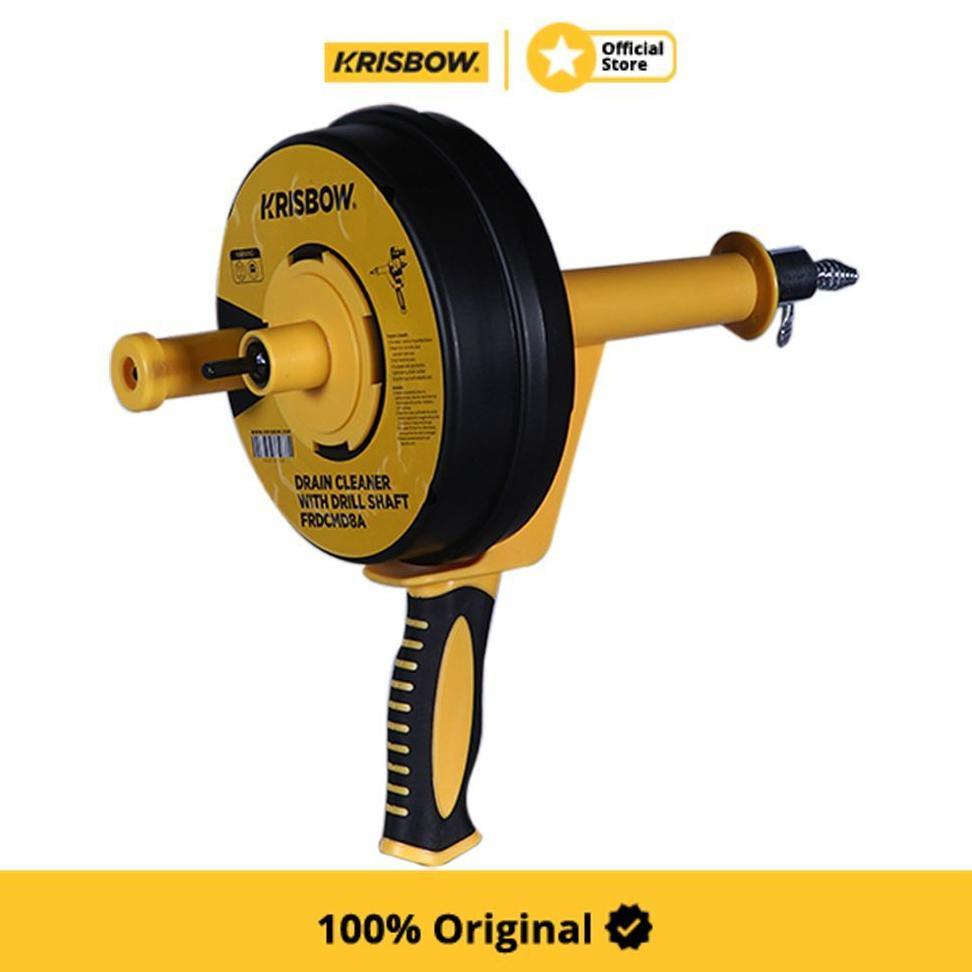 Krisbow Drain Cleaner Pembersih Saluran Pipa Drill Shaft