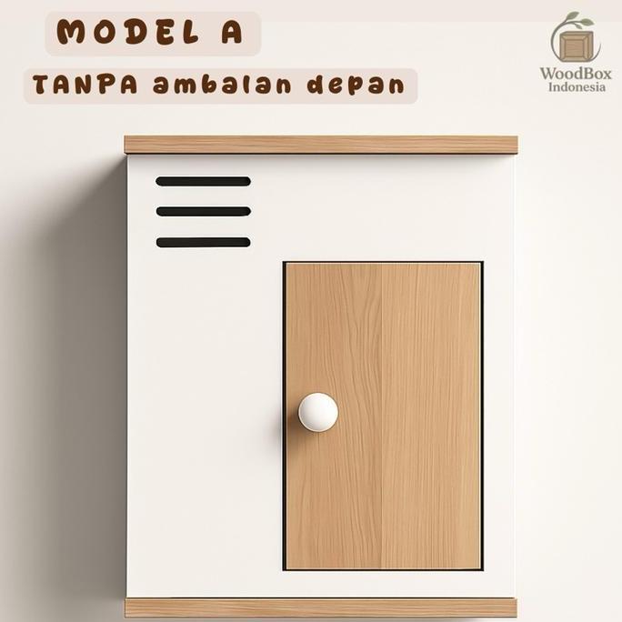 Kotak Meteran Listrik/ Box Meteran Listrik/ Boks/ Penutup Meteran Listrik Token Pulsa Kayu Minimalis