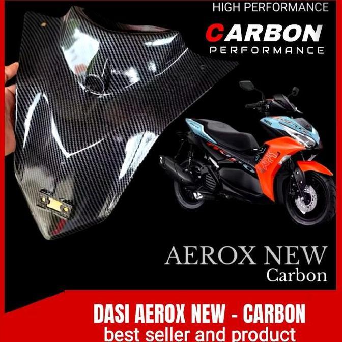 Dasi Aeorx New Carbon Glosy / Dasi Aerox Connected Carbon Celup Black Motor Motorcycle