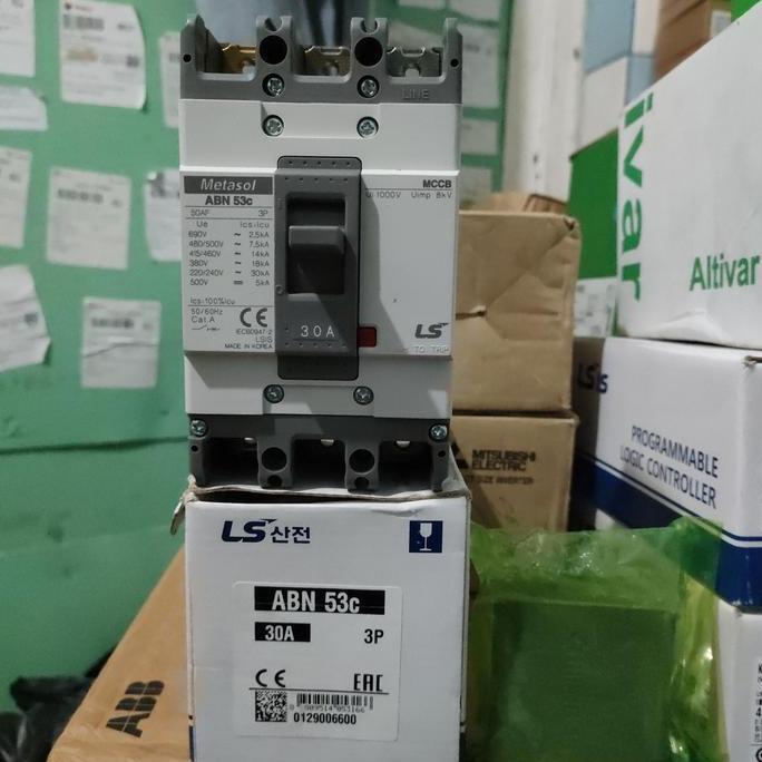 Mccb Abn 53C 30A / Mccb Ls 3P 30Amper Original Best Seller