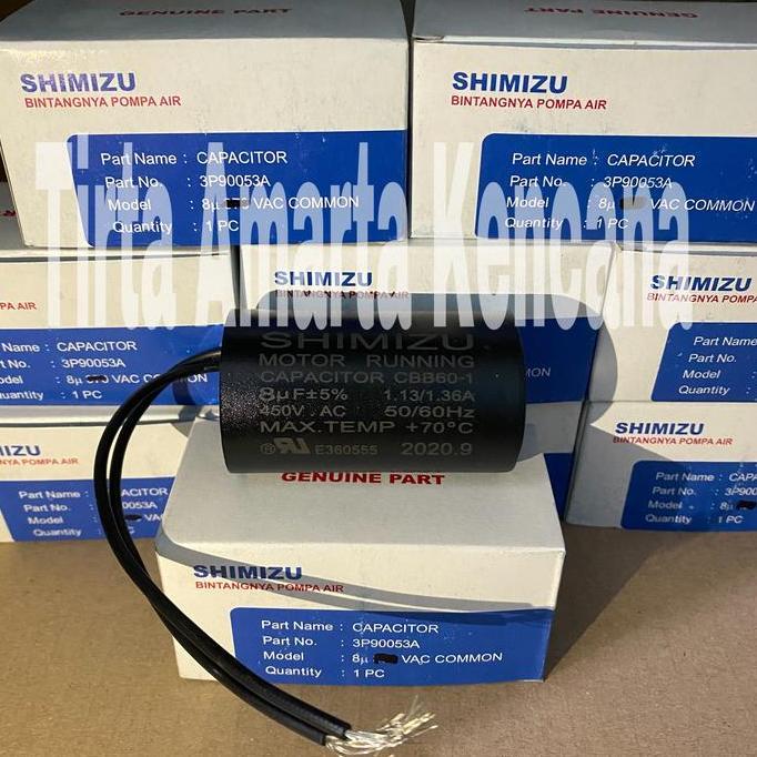 Otove- Kapasitor Pompa Air Shimizu 8Uf / Kapasitor Shimizu 8 Uf