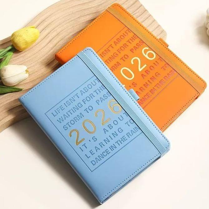 Altx- 2026Agenda Planner A5 Notebook Mingguan Bulanan Buku Diary Jurnal Perlengkapan Kantor Sekolah 