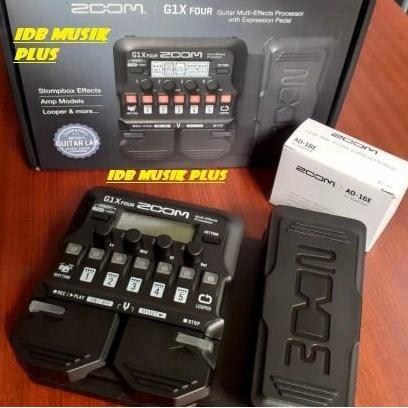 Multi Efek Gitar Zoom G1X Four + Adaptor Zoom AD-16E