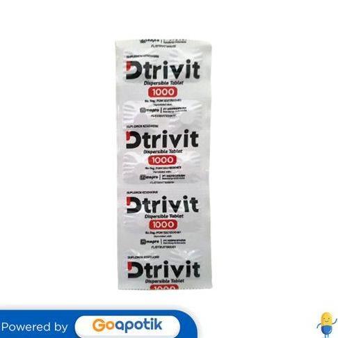 DTRIVIT 1000 IU STRIP 10