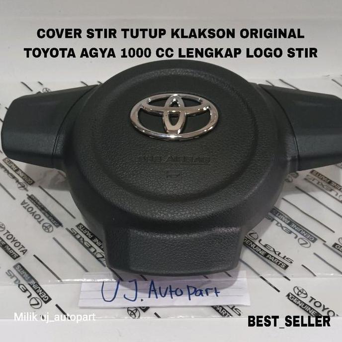 Cover stir tutup klakson Pengemudi Toyota AGYA 1000 cc original 100% TERBAIK