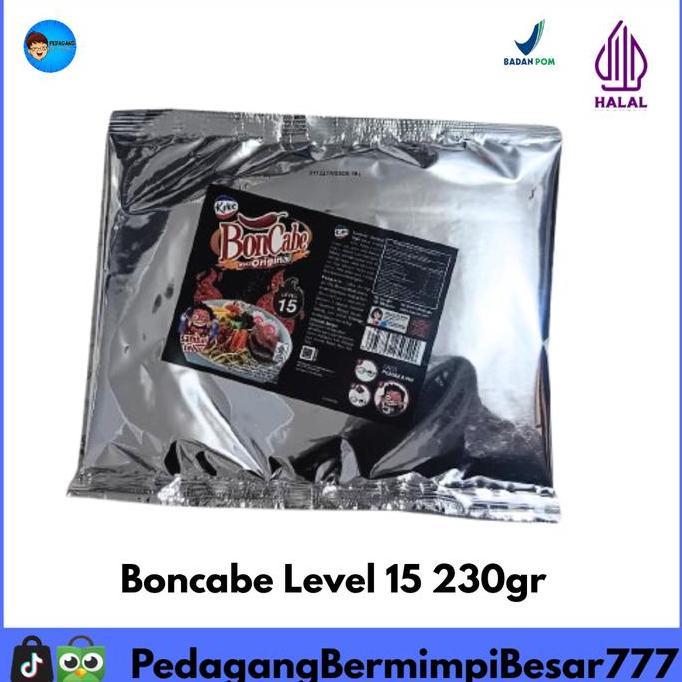 Backto- Boncabe Level 15 230Gr | Bon Cabe | Cabe Bubuk