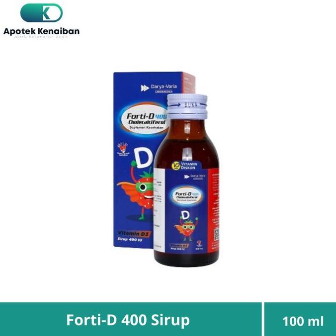 FORTI D VITAMIN 400 IU SIRUP 100 ML / VITAMIN D SIRUP ANAK