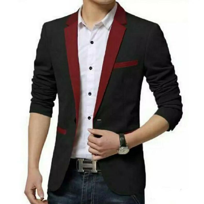 TERBARU Jaz Blazer Pria Slim Fit Korean Style/Blazer Pria Casual/Jaz Formal Pria Kantor Kerja Wisuda
