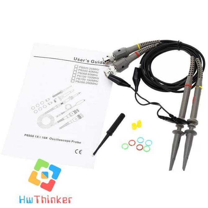 1Set Probe 100Mhz Oscilloscope Scope P6100 1 Set 100 MHz Osiloskop