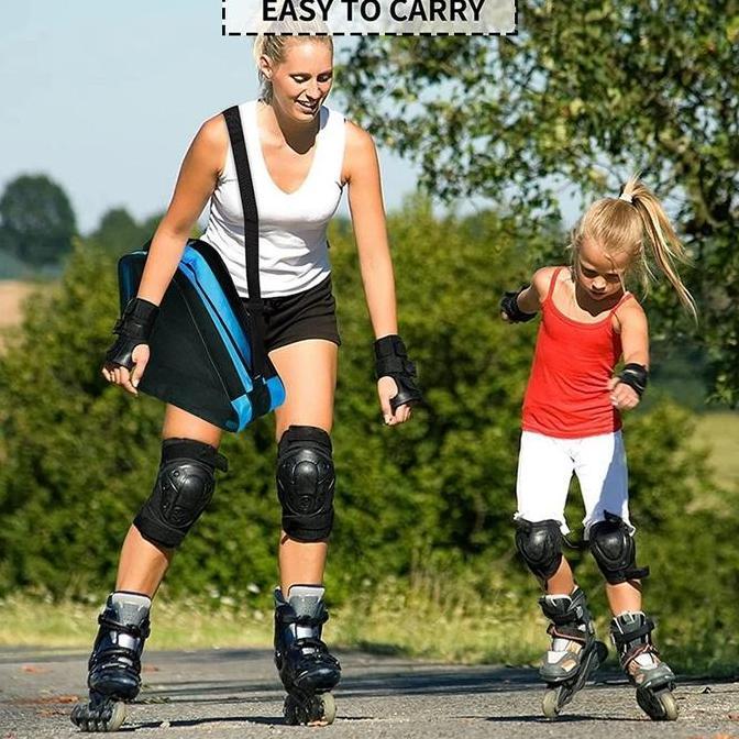 Tas Sepatu Roda Anak Bahan Kain Oxford Tas Sepatu Roda Inline Skate Tahan Aus Breathable