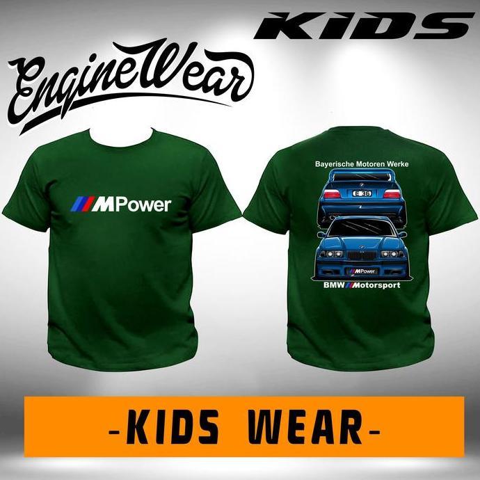 kaos anak bmw E36 anak bimmer M3 E30 E46 E34 E90 baju tshirt mobil br
