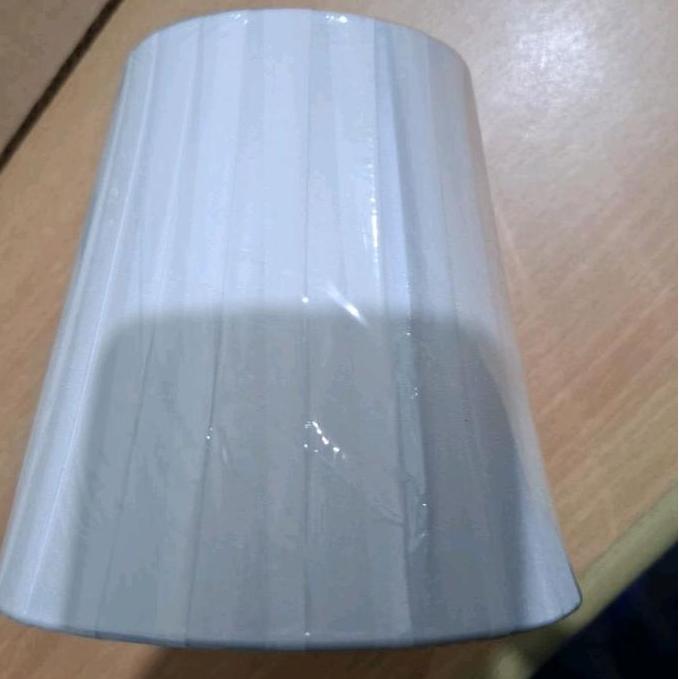 PROMO - KAP JEPIT LAMPU HIAS CRYSTAL LILIN WARNA PUTIH BAHAN KAIN