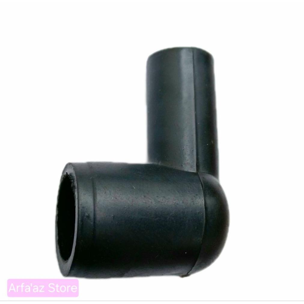 Promo Cod Konektor L Karet Penyambung Dinamo Ke Body Tanki Sprayer Elektrik ><