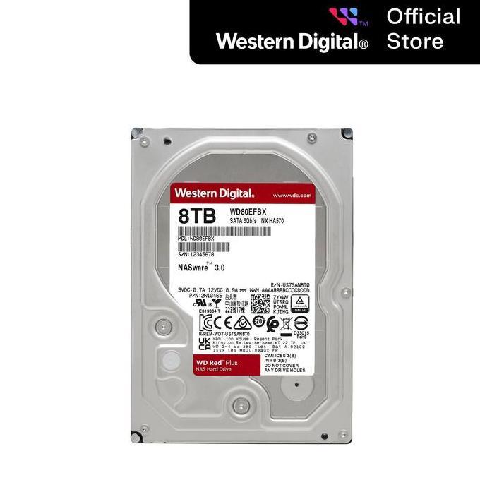 Saveyou- Wd Caviar Red Plus 2Tb 4Tb 6Tb 8Tb 10Tb 12Tb 14Tb - Nas Hdd