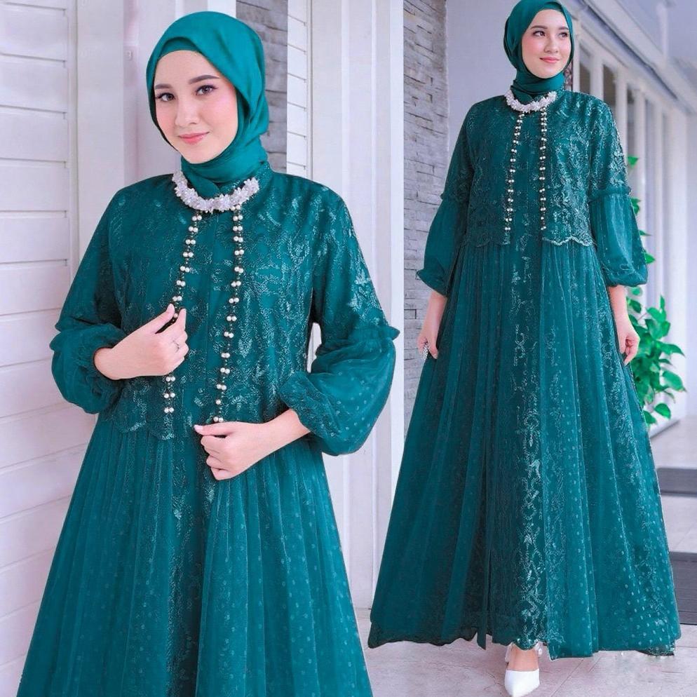 BEST SELLER MAXI EFIKA ( M L XL XXL ) NEW GAMIS PESTA SERAGAM ACARA BAJU BRIDESMAID GAMIS CANTIK GAM